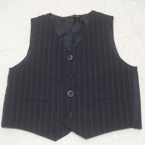 24m (5/$20) Black Pinstripe Vest/Waistcoat